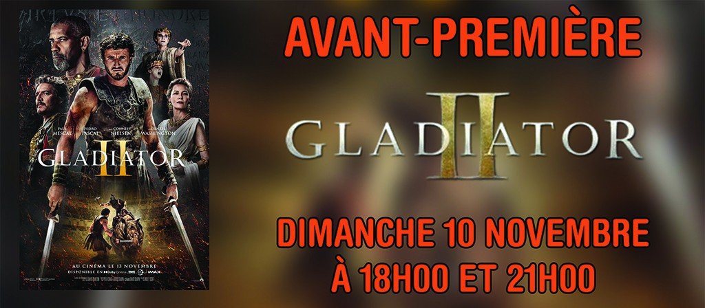 actualité AP GLADIATOR DIMANCHE