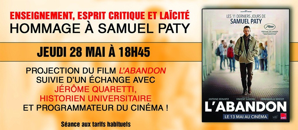 actualité L'ABANDON Séance spéciale
