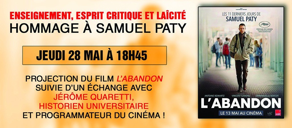actualité L'ABANDON Séance spéciale