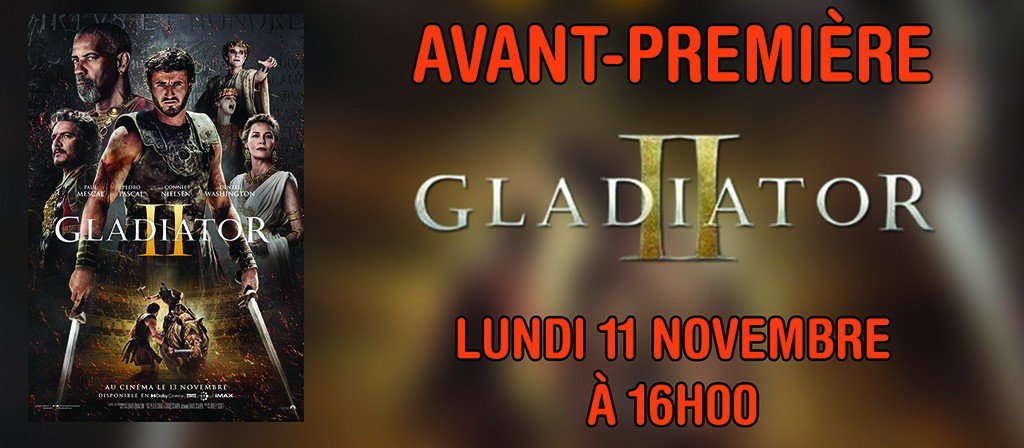 actualité AP GLADIATOR LUNDI