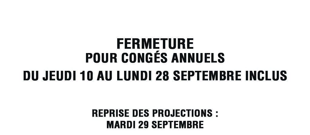 actualité Fermeture septembre